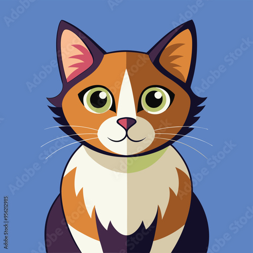 cat vector and cartoon cat illustration cute baby cat