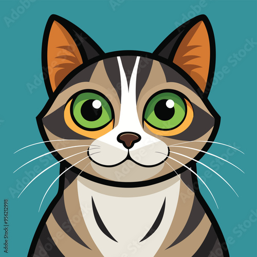 cat vector and cartoon cat illustration cute baby cat