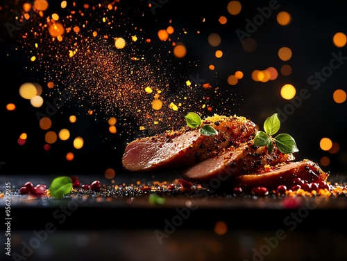 Duck Breast with Red Wine Sauce photo