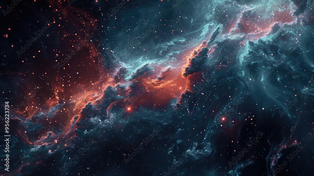 Fototapeta premium Lighting up the dark matter