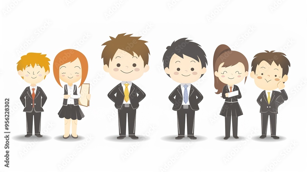 Stunning Cartoon Business People and Characters: A Dynamic and Creative Workplace Visual. Showcasing Professionalism and Imagination. Stunning Cartoon Business People and Characters: A Dynamic and Creative Workplace Visual. Showcasing Professionalism and Imagination.