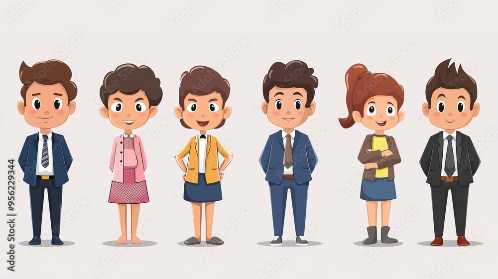 Stunning Cartoon Business People and Characters: A Dynamic and Creative Workplace Visual. Showcasing Professionalism and Imagination. Stunning Cartoon Business People and Characters: A Dynamic and Creative Workplace Visual. Showcasing Professionalism and Imagination.