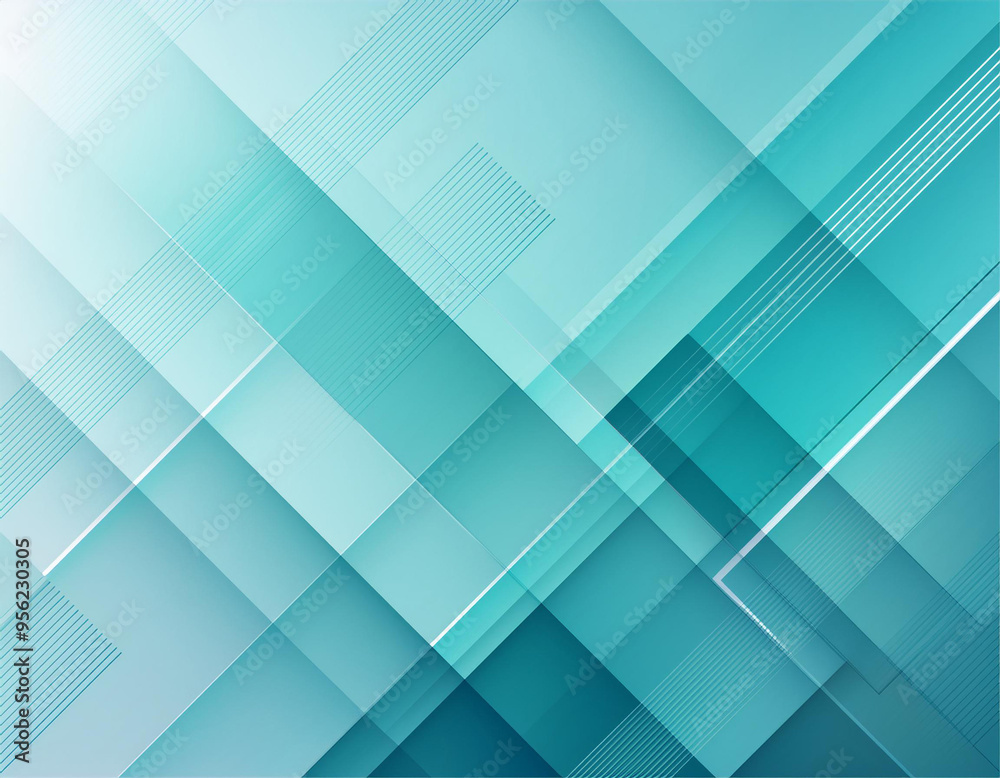 Obraz premium Light Green vector background with hexagons.