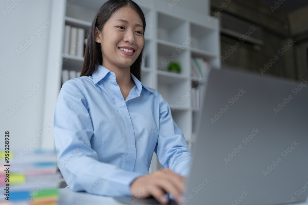 business woman using computer laptop meetings conference to plan a marketing strategy for finance meeting aiming to align financial goals with market opportunities business woman using computer laptop meetings conference to plan a marketing strategy for finance meeting aiming to align financial goals with market opportunities