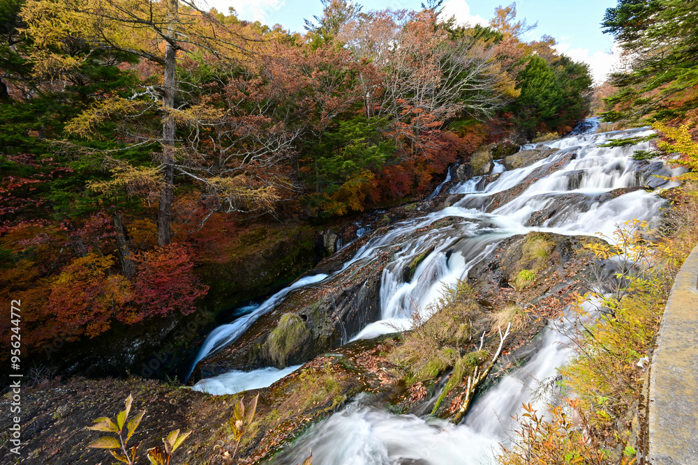 landmark in Japan, Nikko, Ryuzu Falls