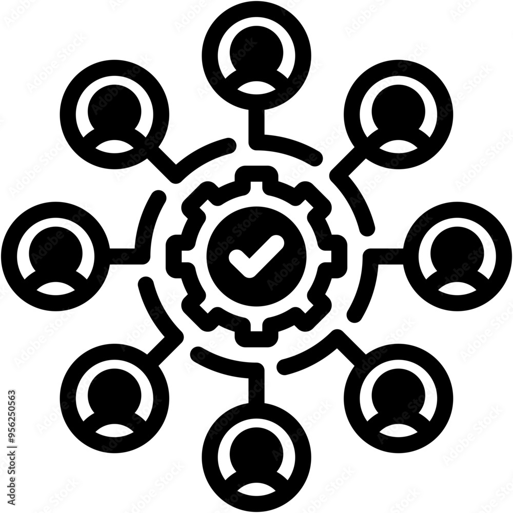 Stakeholder Management Icon Stakeholder Management Icon