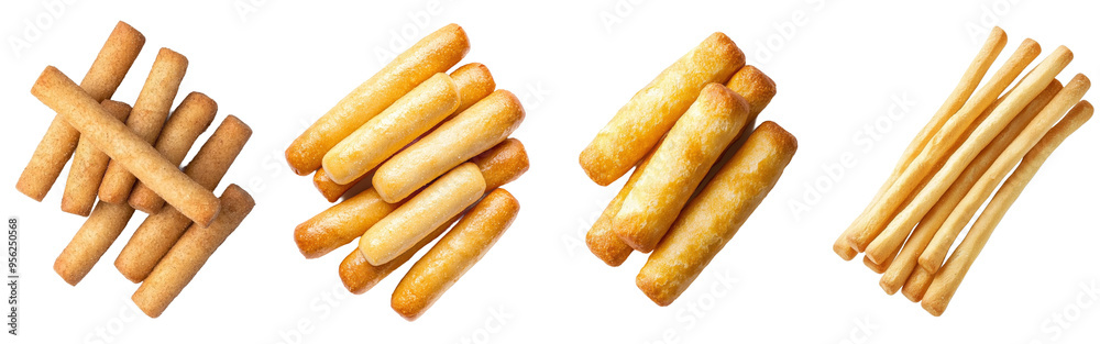 Isolated on white background, full depth of field, falling fish or cheese stick Isolated on white background, full depth of field, falling fish or cheese stick