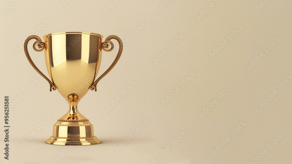 Gold cup champion winner award of a first place prize for the triumph of an exceptional successful achievement win, competition stock illustration image Gold cup champion winner award of a first place prize for the triumph of an exceptional successful achievement win, competition stock illustration image