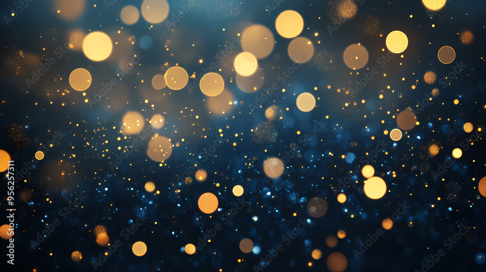 Blue and gold color combination, festive background Blue and gold color combination, festive background