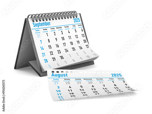 2025 year. Calendar for Sep...