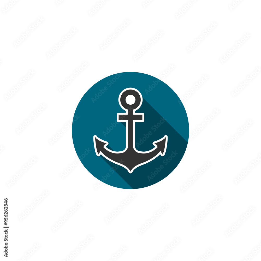 Anchor icon isolated on transparent background Anchor icon isolated on transparent background