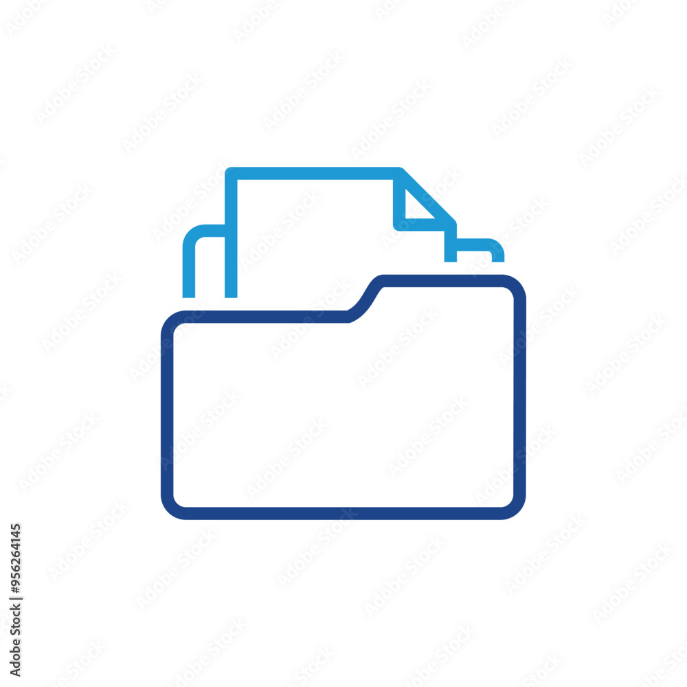 Folder icon, File folder sign vector Folder icon, File folder sign vector