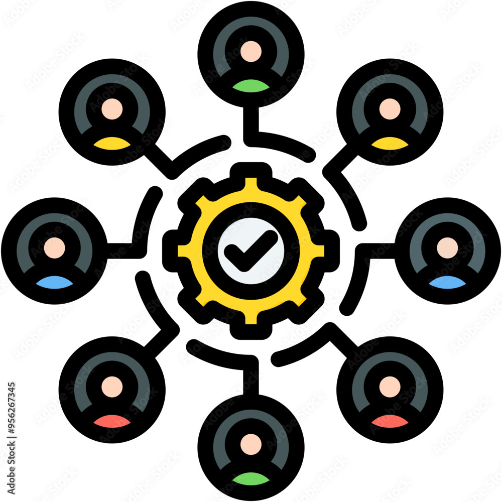 Stakeholder Management Icon Stakeholder Management Icon