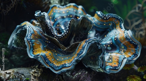 Tridacnidae common name the giant clams photo