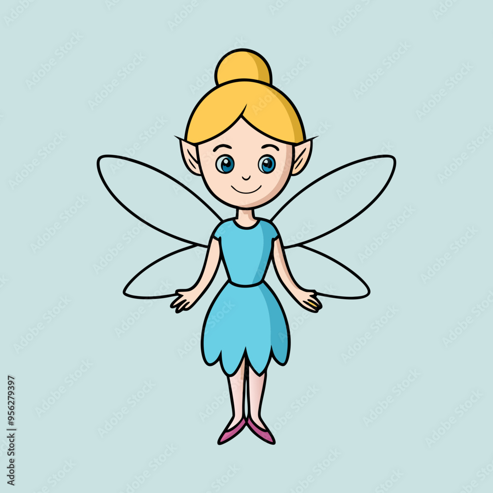 fairy cartoon vector illustration fairy cartoon vector illustration