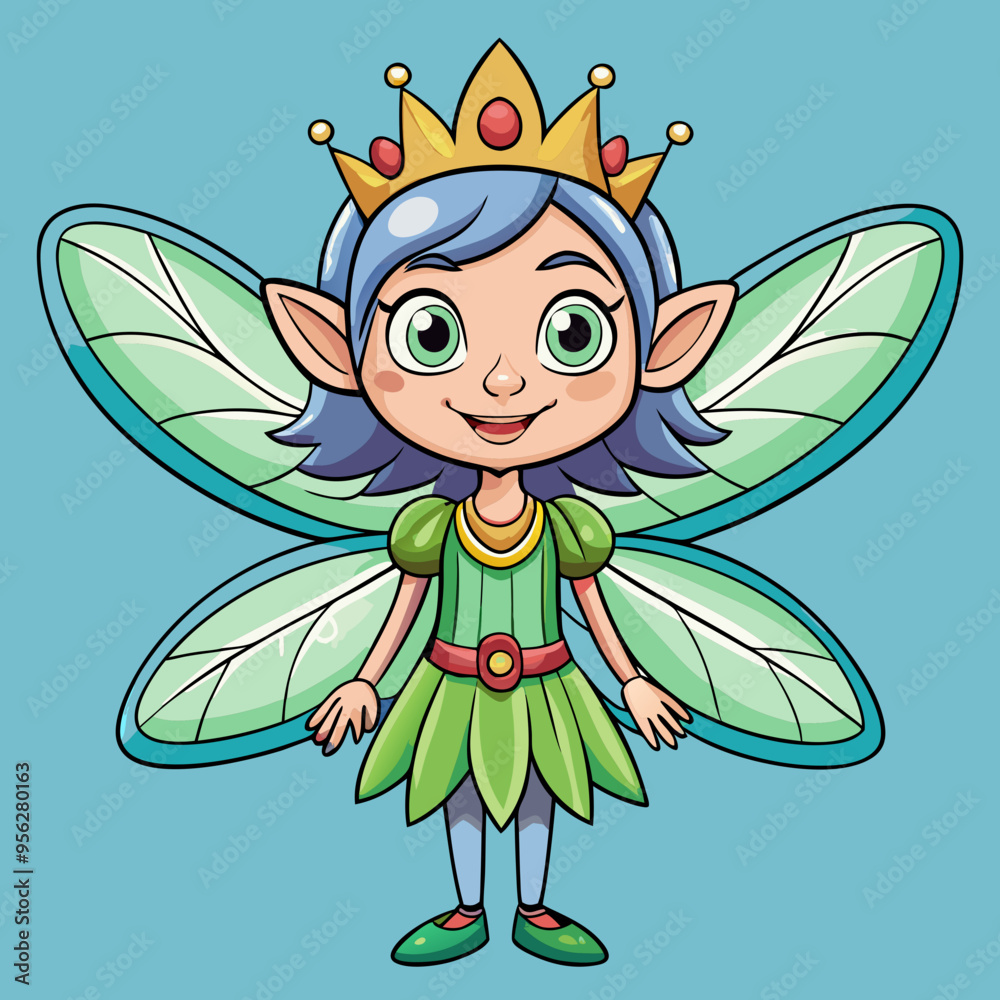 fairy cartoon vector illustration fairy cartoon vector illustration