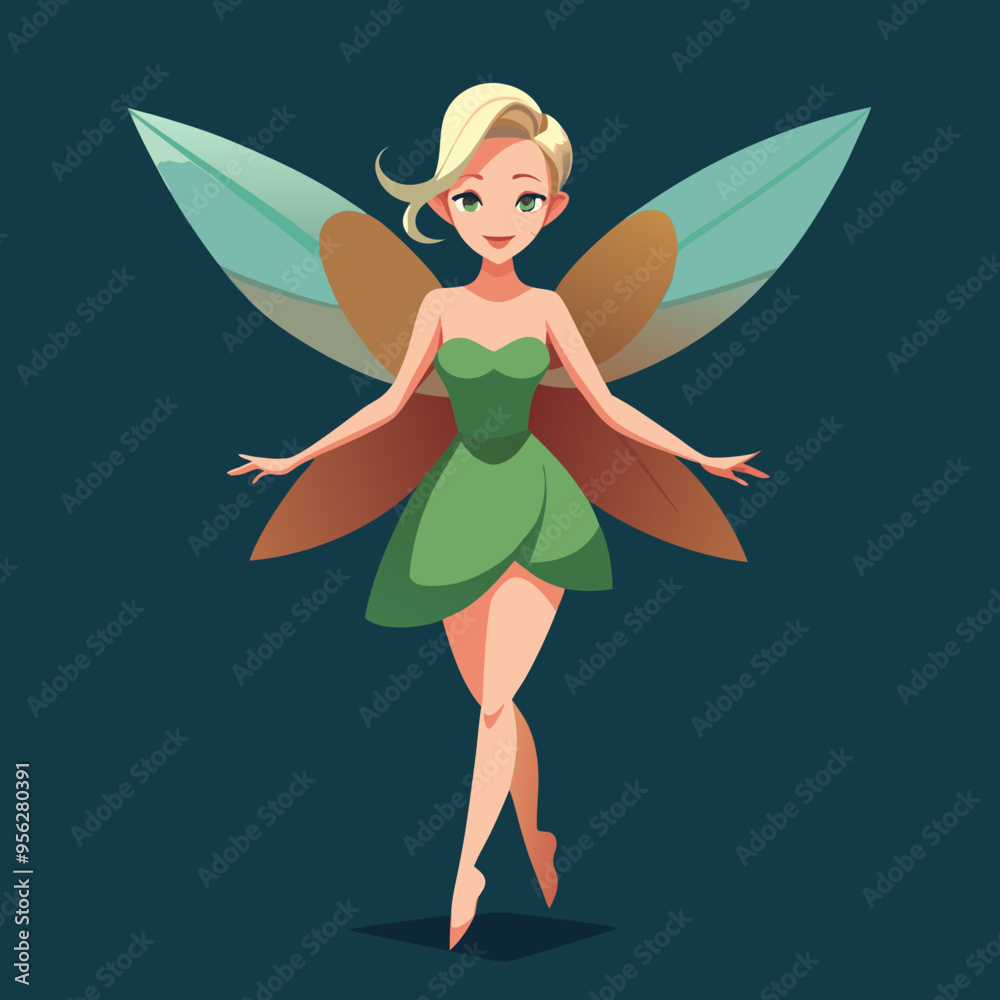 fairy cartoon vector illustration fairy cartoon vector illustration
