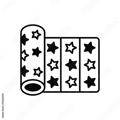 Foto Sleeping Pad icon vector stock illustration