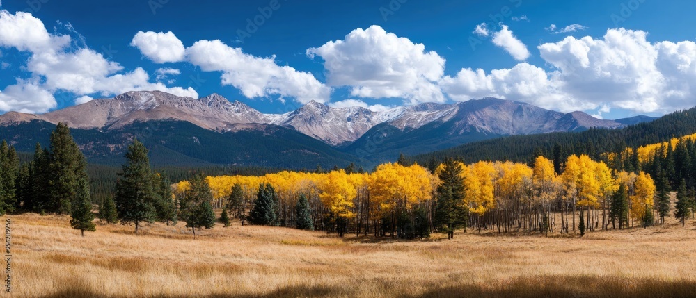 Fototapeta premium Colorado Rocky Mountains in Fall
