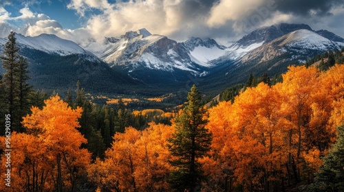 Colorado Rocky Mountains in Fall