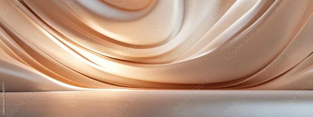 Elegant minimalist abstract backdrop 3D illustration 3D rendering Elegant minimalist abstract backdrop 3D illustration 3D rendering