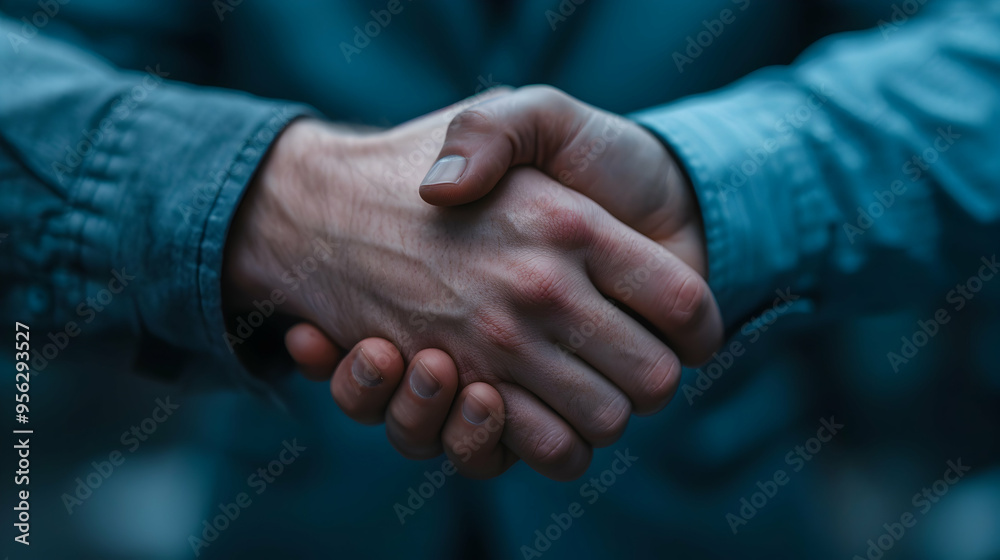 Business People Handshake And Meeting Success With Business People Handshake And Meeting Success With