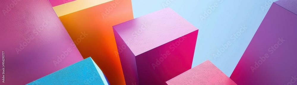 Abstract Geometric Shapes with Textured Surfaces Abstract Geometric Shapes with Textured Surfaces