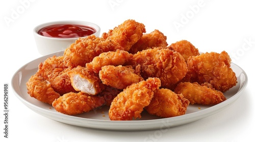 Chicken Hot Shots or Chicken Tenders Small boneless chicken cubes marinated and coated with bread crumb Quick and delicious snack