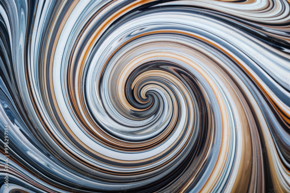 Abstract Swirl Design in Gray, White, and Blue Tones with a Fluid, Flowing Pattern Abstract Swirl Design in Gray, White, and Blue Tones with a Fluid, Flowing Pattern