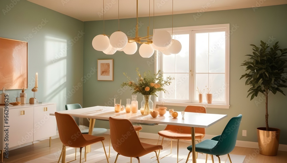 Photo interior modern design room 3d illustration