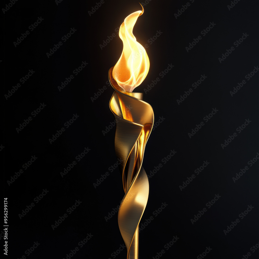 Golden Torch Flame. Golden Torch Flame.