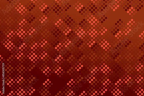 Abstract gradient dot pattern background design - colorful vector illustration with dots