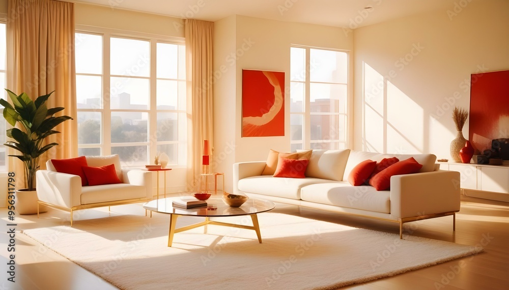Photo interior modern design room 3d illustration Photo interior modern design room 3d illustration
