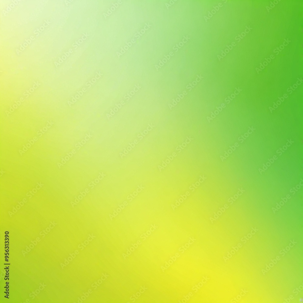 Obraz premium Light green and yellow gradient background, perfect for creating a calm and refreshing atmosphere in designs.