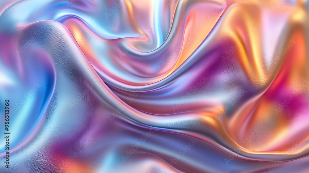 Abstract Iridescent Fabric Background Texture Abstract Iridescent Fabric Background Texture