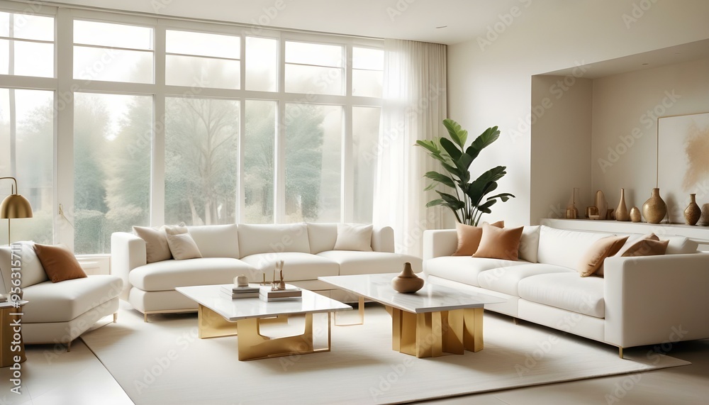 Photo interior modern design room 3d illustration Photo interior modern design room 3d illustration