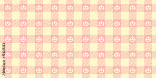 Halloween seamless background with pumpkin for textile fabric design, wrapping paper, website wallpapers, textiles, wallpaper and apparel.