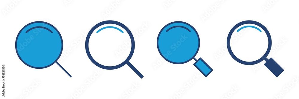 Search icon vector. search magnifying glass icon Search icon vector. search magnifying glass icon
