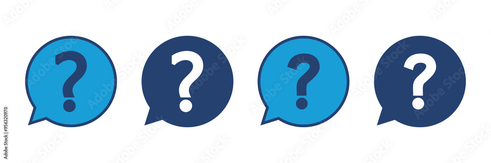 Question icon vector. question mark icon vector. Question icon vector. question mark icon vector.