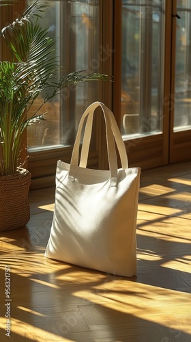 White tote bag mockup | Mockup