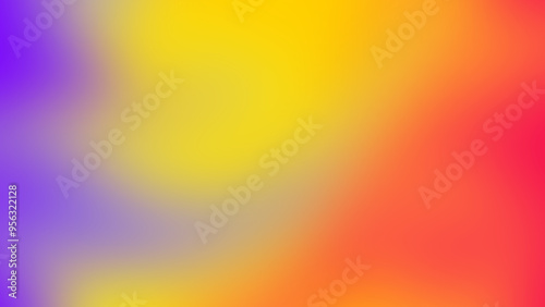 Yellow Gaussian Blurred Motion Abstract Background, Widescreen, Horizontal.