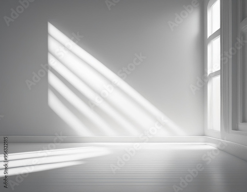 Concrete Room Corner Shadow Cement Wallpaper Concept