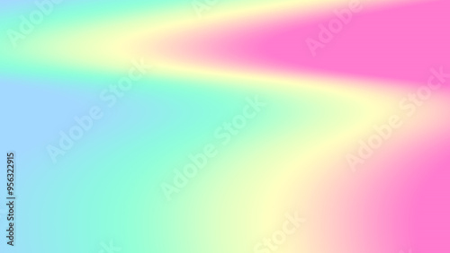 Light Blue and Teal Defocused Blurred Motion Abstract Background, Widescreen, Horizontal.