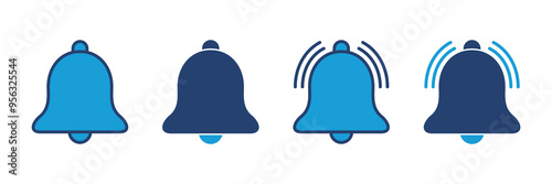 Bell Icon vector. Notification icon for your web site design