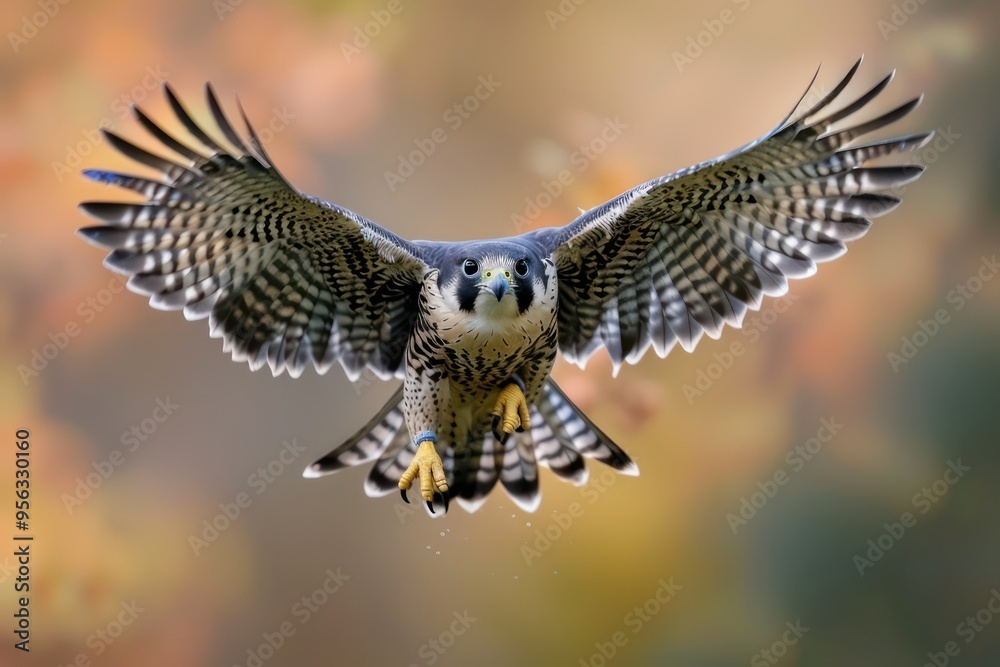 Fototapeta premium red tailed hawk in flight