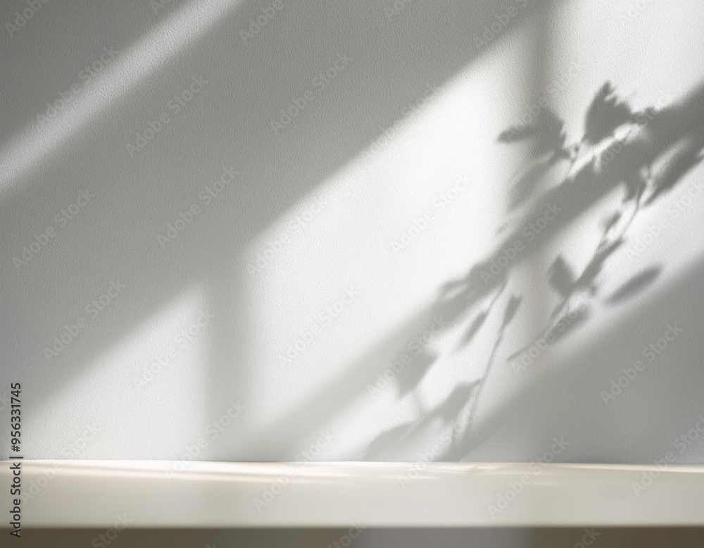 Background Studio,White Concrete Wall Texture with Leaves Shadow on Cement floor,Empty Grey Studio Room Display with Table Top,Backdrop background Background Studio,White Concrete Wall Texture with Leaves Shadow on Cement floor,Empty Grey Studio Room Display with Table Top,Backdrop background
