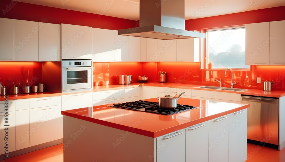 Photo interior modern design room 3d illustration Photo interior modern design room 3d illustration