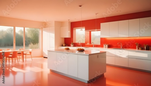 Photo interior modern design room 3d illustration