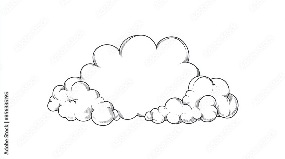 Continuous one line art drawing featuring a blank quote speech bubble template Modern minimal design trend with typography and flat cloud elements Isolated speech bubble on white background Continuous one line art drawing featuring a blank quote speech bubble template Modern minimal design trend with typography and flat cloud elements Isolated speech bubble on white background