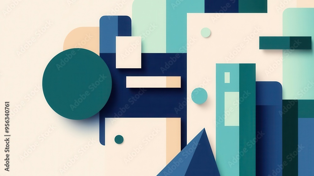 A complex retail strategy flowchart, digital illustration, flat design, cool blues and greens A complex retail strategy flowchart, digital illustration, flat design, cool blues and greens